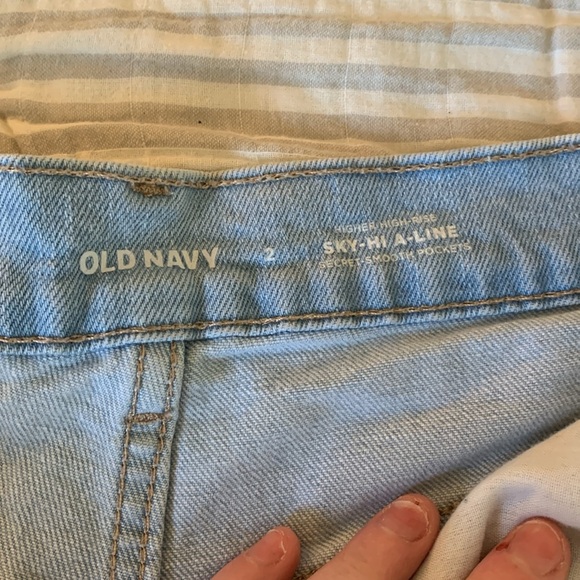 Cheeky Cute Light Wash Denim Shorts - Picture 2 of 4